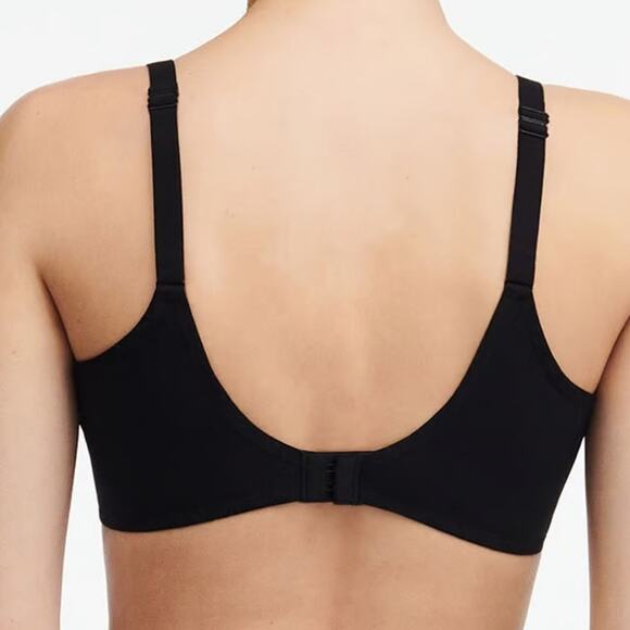 NWOT Chantelle 18J6 Comfort Chic Full Coverage Custom Fit Black Bra – 34I - Picture 2 of 10